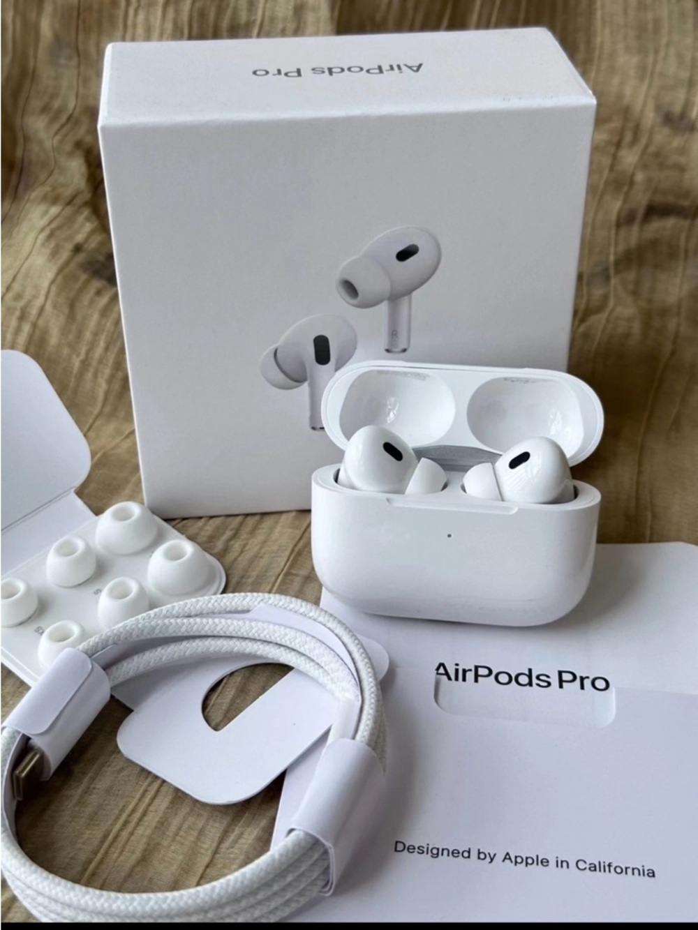 Apple AirPods Pro 2 (USB-C) - White with warranty (limited time discount)